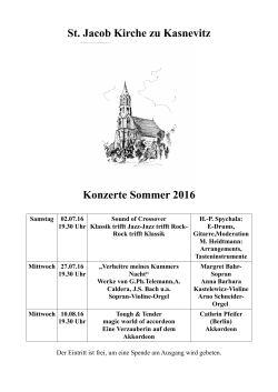Sommer 2016 - Kirchen in Putbus