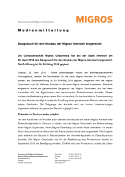 Medienmitteilung