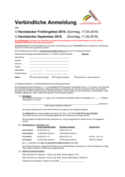 Havixbecker Fr&uuml;hlingsfest 17.04.2016 Havixbecker September
