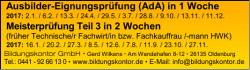 in 1 Woche Meisterpr&uuml;fung Teil 3 in 2 Wochen
