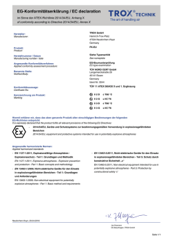 EG-Konformit&auml;tserkl&auml;rung / EC declaration