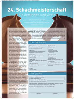 24. Schachmeisterschaft