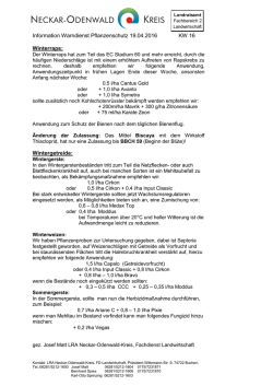 Warndienst Pflanzenschutz KW 16 ( pdf)