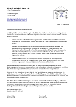 Gute Grundschule Aalen eV - gute-grundschule