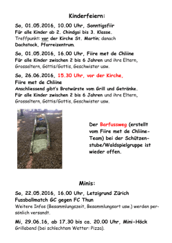 Pfarrblatt für Kinder und Jugendliche