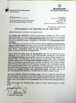 Info zum Sportfest