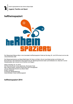 heRheinspaziert - Drachenbootclub beider Basel