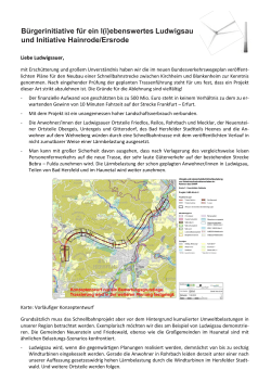 PDF-Flyer "Geplante ICE-Trasse durch Geistal und