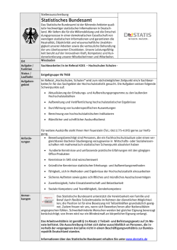 Hochschulen Schulen - Statistisches Bundesamt