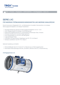 serie lvc - TROX Austria GmbH
