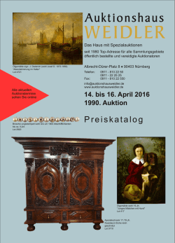 Preiskatalog - Auktionshaus Weidler