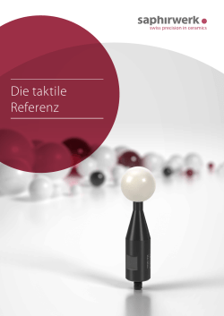 Einmesskugel - saphirwerk ag