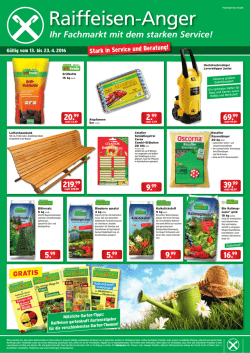Ihr Fachmarkt mit dem starken Service!
