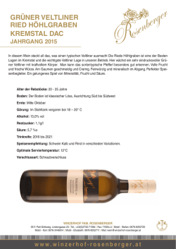 grüner veltliner ried höhlgraben kremstal dac