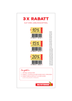 3x Rabatt - Futterhaus