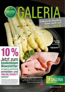 Jetzt zum - GALERIA Kaufhof