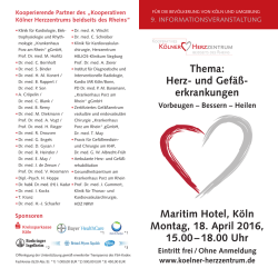 Herz- und Gef&auml;&szlig; - Krankenhaus Porz am Rhein
