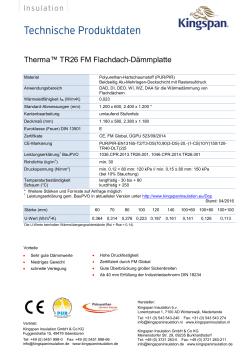 Therma™ TR26 FM Flachdach-Dämmplatte