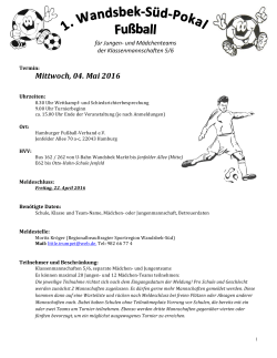 Fußball-Turnier Klassenmannschaften 5/6 - Schulsport