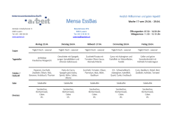 Menüplan Wo 17 - IG