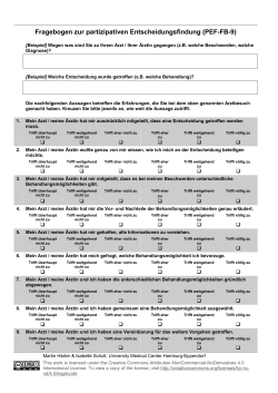 SDM-Q-9 German version - Patient-als