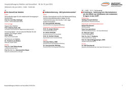 Hauptstadkongress Medizin und Gesundheit 08. bis 10. Juni 2016