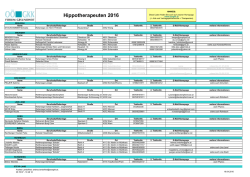 Hippotherapeuten 2016