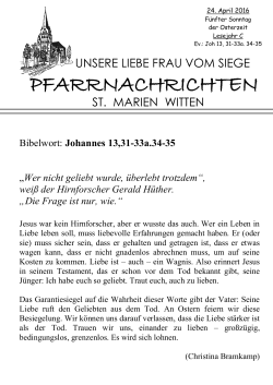 pfarrnachrichten - St. Marien Witten