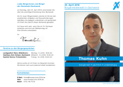PDF Infobroschüre zur Wahl