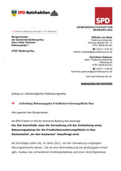 SPD-Ratsfraktion - SPD Bedburg-Hau