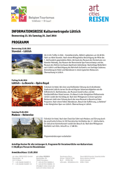 Informationen und Anmeldung