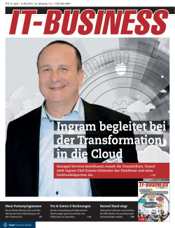 Ingram begleitet bei der Transformation in die Cloud