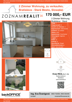 Druck - Immobilien der Slowakei