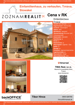Druck - Immobilien der Slowakei