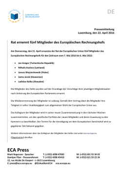 ECA Press - Europa.eu