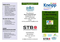 Infoflyer zum Mitmachtag