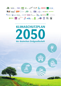 Klimaschutzplan 2050