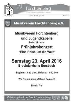Musikverein Forchtenberg eV