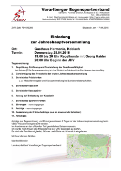 JHV VBSV 2016 Einladung