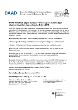 Einen Flyer mit der Ausschreibung k&ouml;nnen Sie sich hier im PDF