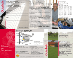 Gutschein für Solarspaziergang