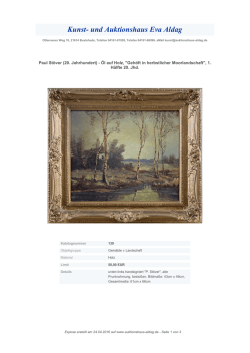 Paul Stöver (20. Jahrhundert) - Öl auf Holz - Kunst