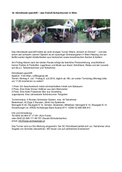 18. Hörndlwald openAIR -- das Freiluft - Chess