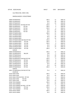 Preisliste als PDF