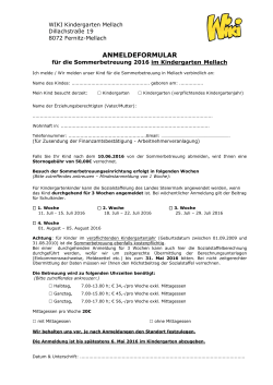 Info / Anmeldung Kindergarten Mellach