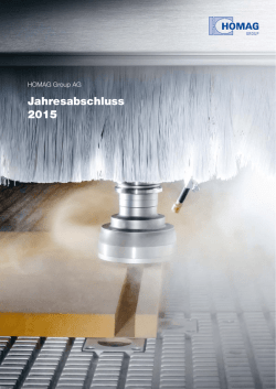 Jahresabschluss 2015