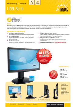 UD9-Serie - Thin Client Software and Hardware