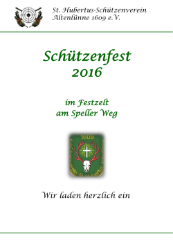 Schützenfest 2016 - St. Hubertus Altenlünne