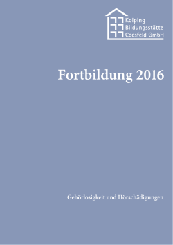 Jahresprogramm 2016 - Die Kolping