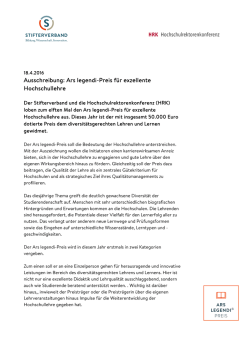 HRK_Stifterverband_PM_Ars_legendi